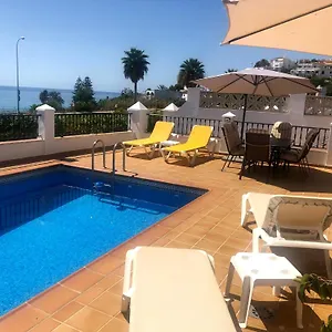 Casa Rosi, Vistas Al Mar, Piscina Privada Y A/a Nerja